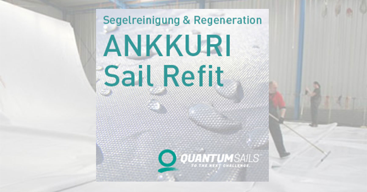 Segelwäsche-Segelreinigung-Segelrefit mit Ankkuri