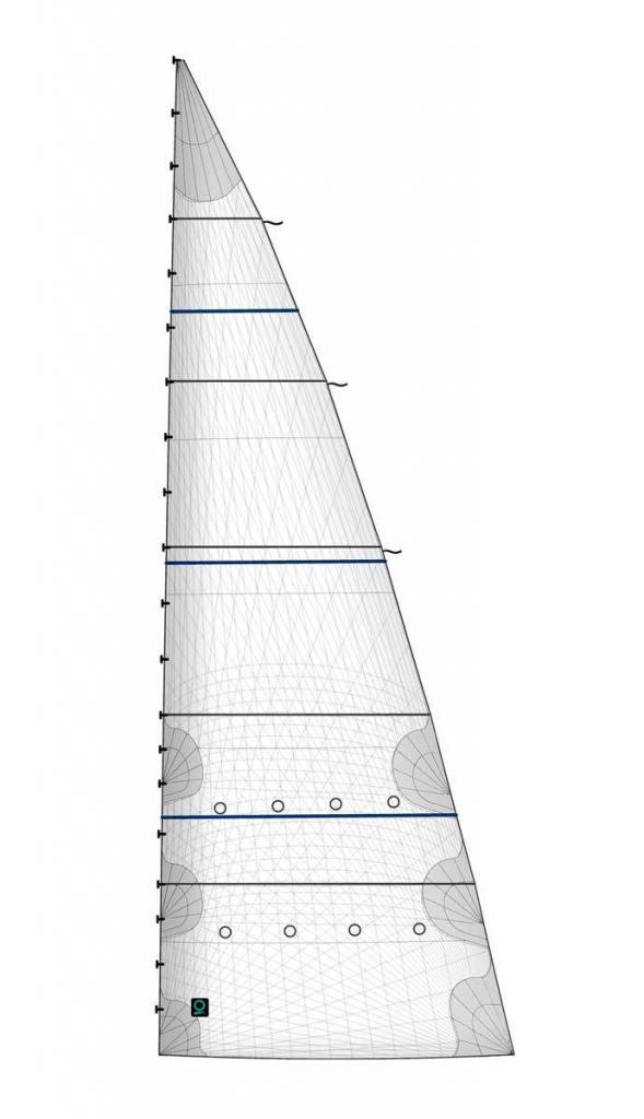 Segelschnitt-FusionM-Membransegel-Großsegel