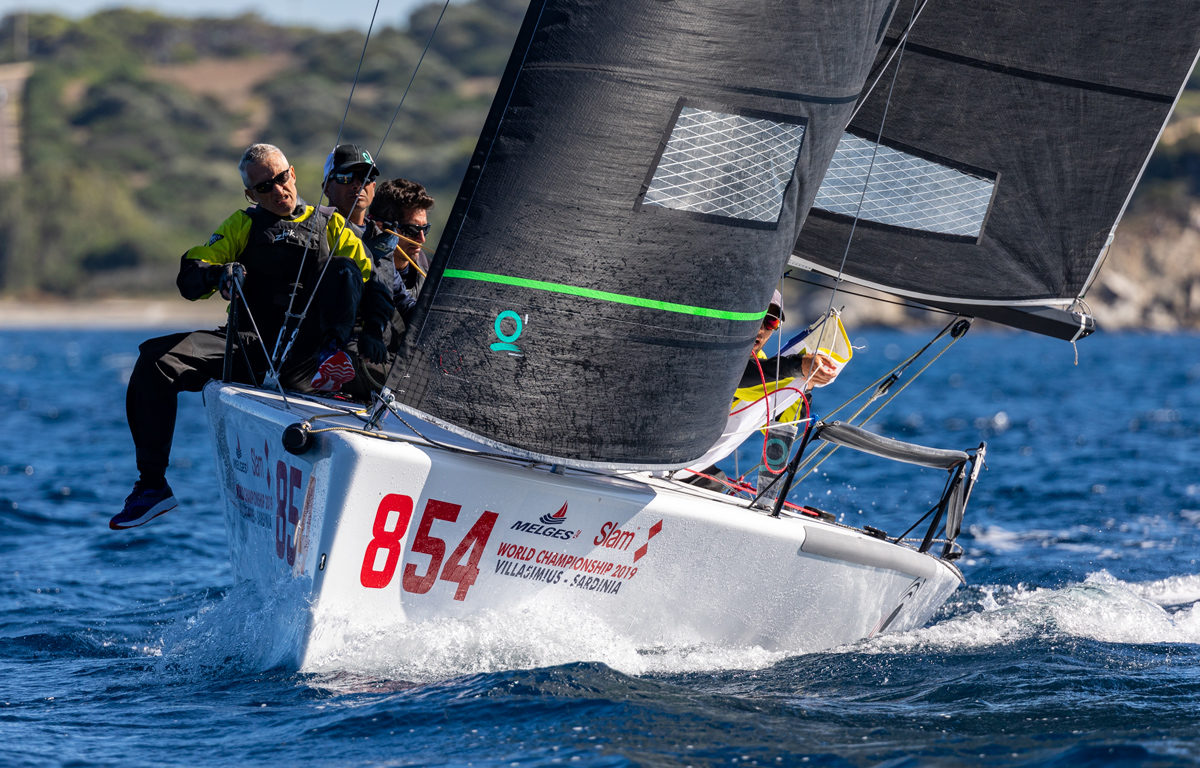 Melges 24 Segel Quantum Großsegel und Fock